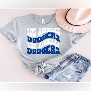LA Dodgers Wavy Tee